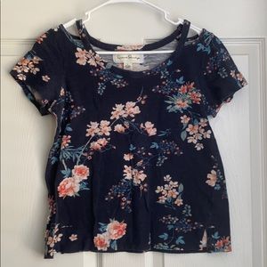 floral blouse